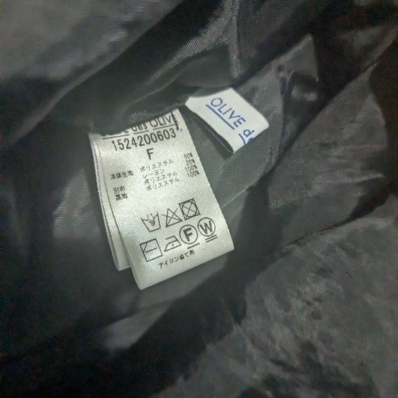 Black midi skirt with plaid and belt detail - Picture 4 of 4